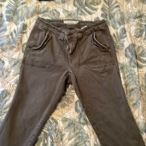 Torrid army color pants cropped
